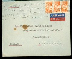 AIRMAIL * BRIEFOMSLAG Uit 1946 Uit DURBAN ZUID AFRIKA   Naar AMSTERDAM  (11.875s) - Airmail