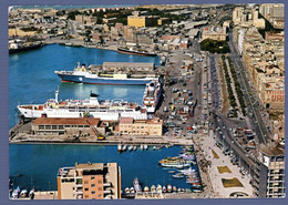 °°° Cartolina - Cagliari Veduta Via Roma E Porto Viaggiata (l) °°° - Cagliari