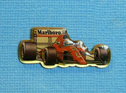 1 PIN'S //  ** FORMULE 1 / FERRARI 412 T2 / N°27 ALAIN PROST / 1991 ** - Ferrari