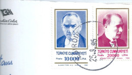 Turquie TP Sur Carte Postale Entière - Covers & Documents