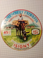 Etiquette Camembert Coopérative  Isigny - Cheese