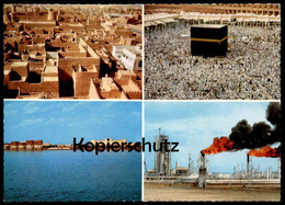 ÄLTERE POSTKARTE MECCA HADDSCH OIL PRODUCTION FIELD Mekka Saudi Arabien Saudi Arabia Öl Ansichtskarte Postcard Cpa - Saoedi-Arabië