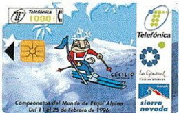 SPAIN ESP35 1000pta Ski Sierra NEvada USED - Altri & Non Classificati