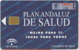 SPAIN ESP22 2000pta Plan Andaluz De Salud Insurance USED - Andere & Zonder Classificatie