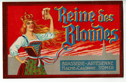 Ancienne étiquette Brasserie Artésienne à St Omer 62 - Cerveza
