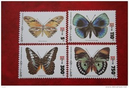 CAPEX Schmetterling Papillons Butterflies NVPH 1122-1125 1996 MNH POSTFRIS NEDERLANDSE ANTILLEN  NETHERLANDS ANTILLES - Curacao, Netherlands Antilles, Aruba