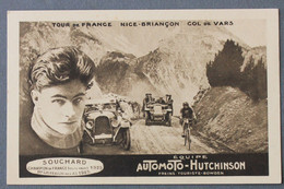 Cyclisme , Tour De France 1925,  Dans La Montée Du Col De Vars, Pub Automoto - Hutchinson - Cycling