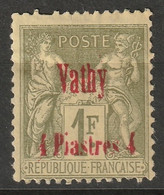 French Offices Vathy 1893 Sc 7 Yt 9 MNG - Ungebraucht