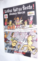 Affichette Publicitaire "Latina Fait Sa Fiesta" Havana Noche - Illustration : Siné - Sine