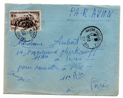 A.O.F --1953--Lettre De DAKAR SUCCURSALE ( Sénégal) Pour PARIS (France)....timbre Seul Sur Lettre ....cachet - Lettres & Documents