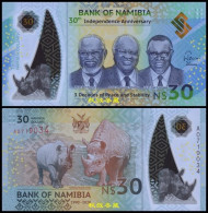 Namibia 30 Dollars (2020), Commemorative, Polymer, UNC - Namibia