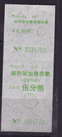 CHINA CHINE CINA SICHUAN  POSTAL ADDED CHARGE LABELS (ACL)  0.05 YUAN - Otros & Sin Clasificación