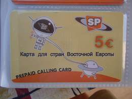 GREECE USED OLD  PREPAID  CARDS SP SPACE RUSSIA FROM MY COLLECTION - Space