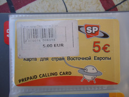 GREECE USED OLD  PREPAID  CARDS Sp SPACE RUSSIA   FROM MY COLLECTION - Ruimtevaart