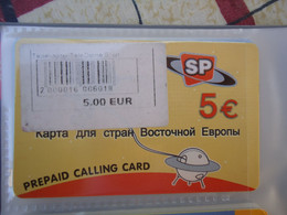 GREECE USED OLD  PREPAID  CARDS Sp SPACE RUSSIA   FROM MY COLLECTION - Ruimtevaart