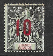 Grande Comore  N° 27A   Oblitéré      B/TB           - Used Stamps