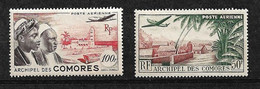Comores  Poste Aérienne N° 1 Et 2  Neufs  * *      B/TB = MNH F/VF          - Poste Aérienne