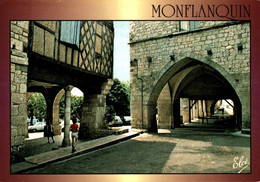 Monflanquin Bastide Les Arcades  1992   CPM Ou CPSM - Monflanquin