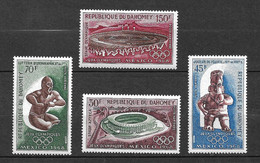 Dahomey Poste Aérienne N°89 à 92 Jeux Olympiques De Mexico  Neufs * *  B/TB= MNH F/VF  - Summer 1968: Mexico City