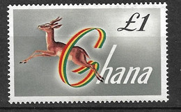 Ghana   N° 53A  Gazelle Neuf * *    B/TB  = MNH  F/VF              - Gibier