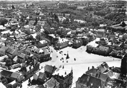 23-BOUSSAC- PLACE DU MARCHE VUE DU CIEL - Boussac