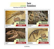 2020-10- GUINEA- FOSSILS      4V      MNH** - Fossils