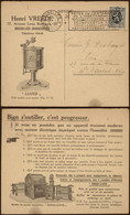 5ctm Sur Carte Imprimée "Henri Vreede - Machien Lloyd" (Bruxelles - Schaerbeek) > St-Nicolas - 1929-1937 Heraldischer Löwe