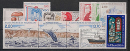 SPM - Année Complète 1988 - N°Yv. 486 à 496 - 11 Valeurs - Neuf Luxe ** / MNH / Postfrisch - Komplette Jahrgänge