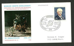 BERLIN - GERMANY - CARD - ROCKET POST , NR.69 - COSMOS - 1971. - Andere & Zonder Classificatie