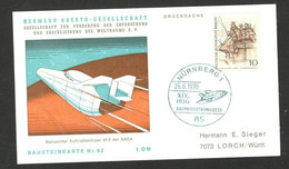 BERLIN - GERMANY - CARD - ROCKET POST , NR.62 - COSMOS - 1970. - Sonstige & Ohne Zuordnung