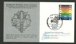 BERLIN - GERMANY - CARD - ROCKET MAIL- FEUCHT - 1970. - Autres & Non Classés