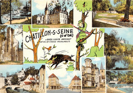21-CHATILLON-SUR-SEINE- MULTIVUES- GROS GIBIER ABONDANT - PARTIES DE CHASSE INOUBLIABLES - Chatillon Sur Seine