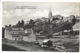 35 Bécherel, La Ville Malette Et Vue Générale (5509) - Bécherel
