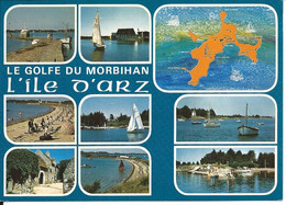 île D'ARZ - Carte Multivues > N°11 B.E.B. Caoudal éditeur - Ile D'Arz