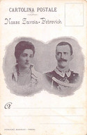 00295 "NOZZE SAVOIA E PETROVICH" CART NON SPED - Familles Royales