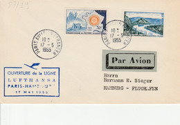 Paris Aviation Ouverture Mai  1955 Paris - Hamburg - Otros & Sin Clasificación