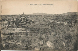 BOZOULS  -  Le Chemin De L'Eglise.  (scan Verso) - Bozouls