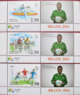 Tajikistan  2016  Olympic Games  In Rio    3v + Labels   MNH - Verano 2016: Rio De Janeiro