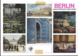 BERLIN HAUPSTADT DER DDR - DEPLIANT TOURISTIQUE - Toeristische Brochures