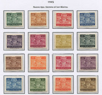 San Marino - 1945 Stemma MNH** - Segnatasse