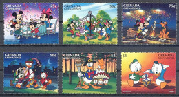 MWD-BK4-202-3 MINT PF/MNH ¤ GRENADA GRENADINES 1996 6w In Serie ¤ THE WORLD OF WALT DISNEY - TRADITONAL HOLIDAYS - Disney