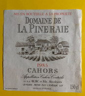 17914 - Domaine De La Pineraie 1985 - Cahors