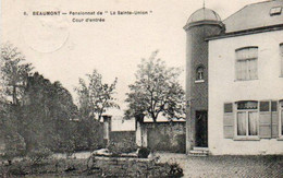 Beaumont  Panorama De La Sainte Union  Cour D'entrée Circulé En 1921 - Beaumont