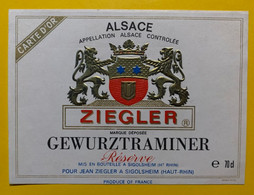 17918 - Gewurztraminer Carte D'Or Jean Ziegler Sigolsheim - Gewürztraminer