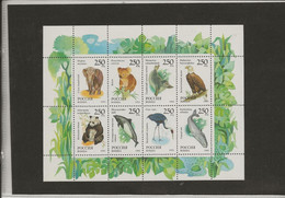 RUSSIE - FAUNE DU MONDE - SERIE 6040 A 6047 EN FEUILLET - NEUF SANS CHARNIERE - ANNEE 1993 - Blocs & Feuillets