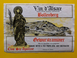 17925 - Gewurztraminer Bollenberg Clos Ste.Apolline Domaine Meyer Westhalten - Gewurztraminer