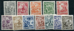 YUGOSLAVIA 1951 Occupations Definitive Recess-printed Set Of 12 MNH / **.  Michel 677-88;  SG 705-16 - Nuovi