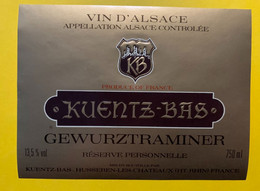 17928 - Gewurztraminer Kuentz-Bas Husseren Les Châteaux - Gewurztraminer