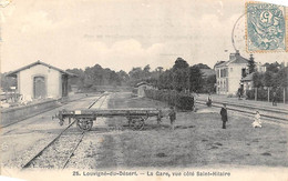 Louvigné Du Désert        35       La Gare, Vue Côté Saint-Hilaire     (Voir Scan) - Otros & Sin Clasificación