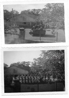 CHAR TANK ET FUSILIERS MARINS - LOT DE 2 PHOTOS MILITAIRES - Guerra, Militari